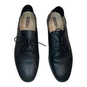 Pikolinos Marisma Lace Up Black Oxfords Sz EU 41 or US 10
